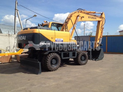 Дорожно-строительная техника Экскаваторы Экскаватор HYUNDAI R210W-9S (Колесный) Фото 2