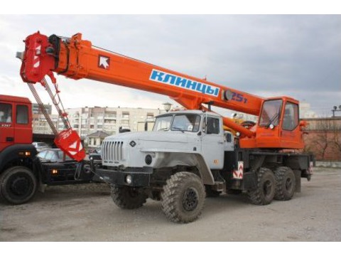 Автокраны, Краны-манипуляторы, Автогидроподъемники (АГП) 25 тонн Автокран КС-55713-3К-3 фото