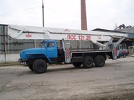 Автогидроподъемник ПСС-121.28 (АГП-28) на шасси УРАЛ-4320 (6x6) фото