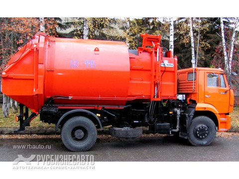 Коммунальная техника Мусоровозы и мультилифты Мусоровоз КО-449-05 на шасси КамАЗ-53605 фото