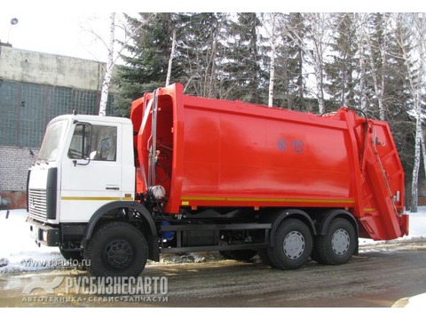 Коммунальная техника Мусоровозы и мультилифты Мусоровоз КО-427-90 с порталом фото