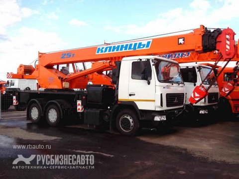 Автокраны, Краны-манипуляторы, Автогидроподъемники (АГП) 25 тонн Автокран КС-55713-6К-1 фото