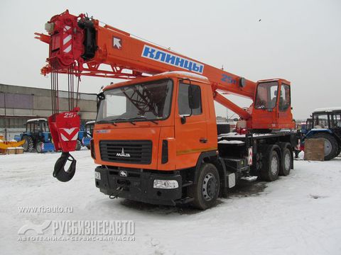 Автокраны, Краны-манипуляторы, Автогидроподъемники (АГП) 25 тонн Автокран КС-55713-6К-1 Фото 12