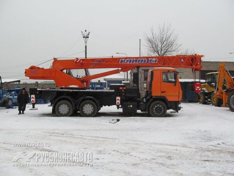 Автокраны, Краны-манипуляторы, Автогидроподъемники (АГП) 25 тонн Автокран КС-55713-6К-1 Фото 6