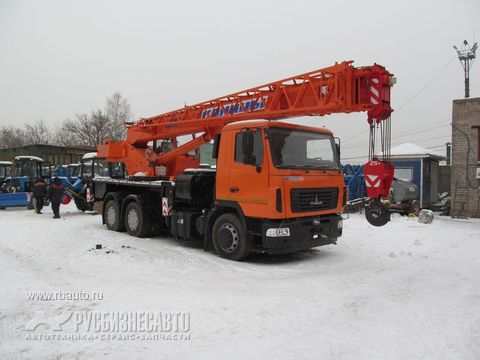 Автокраны, Краны-манипуляторы, Автогидроподъемники (АГП) 25 тонн Автокран КС-55713-6К-1 Фото 7