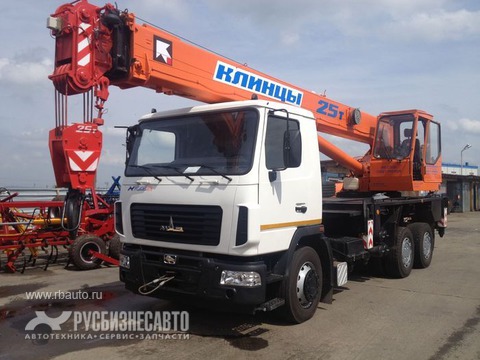Автокраны, Краны-манипуляторы, Автогидроподъемники (АГП) 25 тонн Автокран КС-55713-6К-2 фото