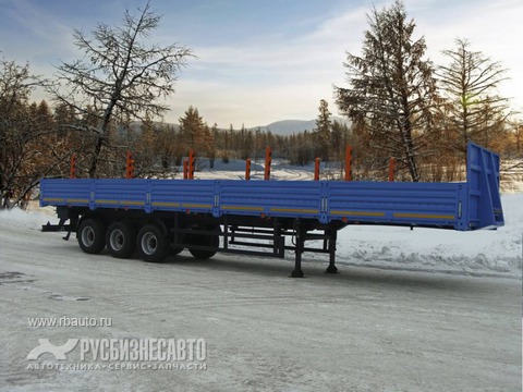 Прицепы и полуприцепы Бортовые и тентованные полуприцепы Полуприцеп НЕФАЗ 93341-24-07 фото