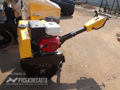 Дорожно-строительная техника Катки дорожные ДМ006 Каток ручной тротуарный одновальцовый вибрационный Фото 3