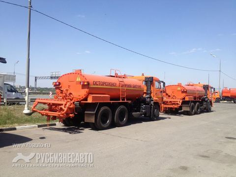Автоцистерны и автотопливозаправщики (АТЗ) Цистерны для темных нефтепродуктов 49951-10-20 (Автогудронатор) Фото 4