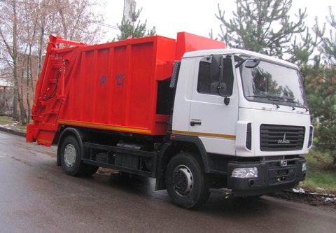 Коммунальная техника Мусоровозы и мультилифты Мусоровоз КО-427-34 Фото 3