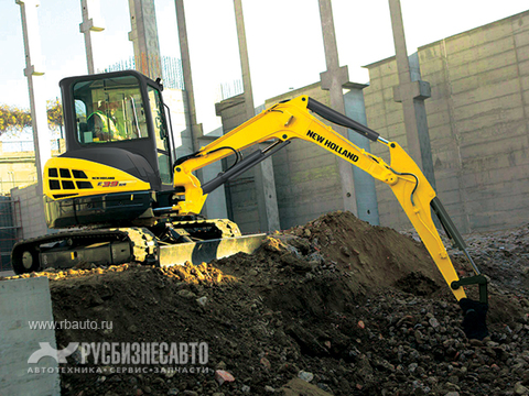 Дорожно-строительная техника Мини-экскаваторы New Holland E39B SR фото