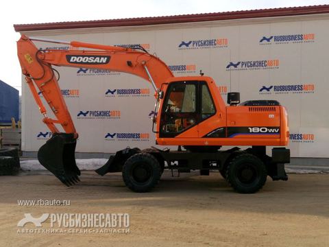  Техника с наработкой Экскаватор колесный DOOSAN SOLAR 180W-V (2014, 1670) Фото 2